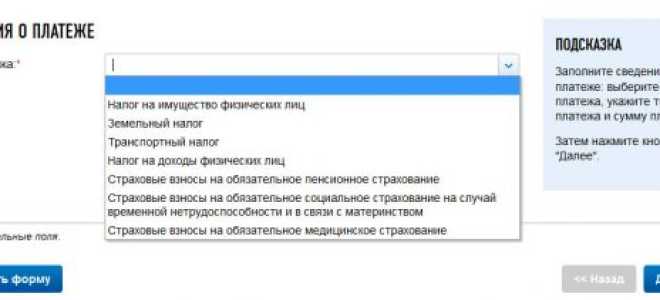 Платежку можно сформировать через электронный сервис ФНС